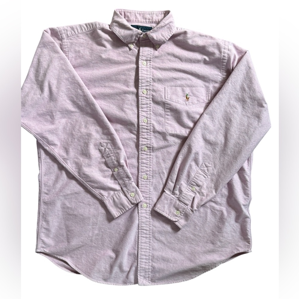 90’s Ralph Lauren Pink button up